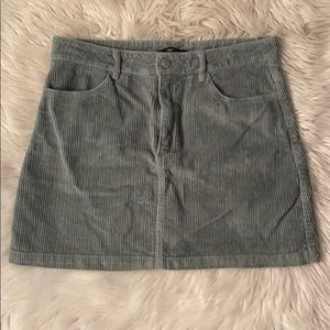 Corduroy skirt